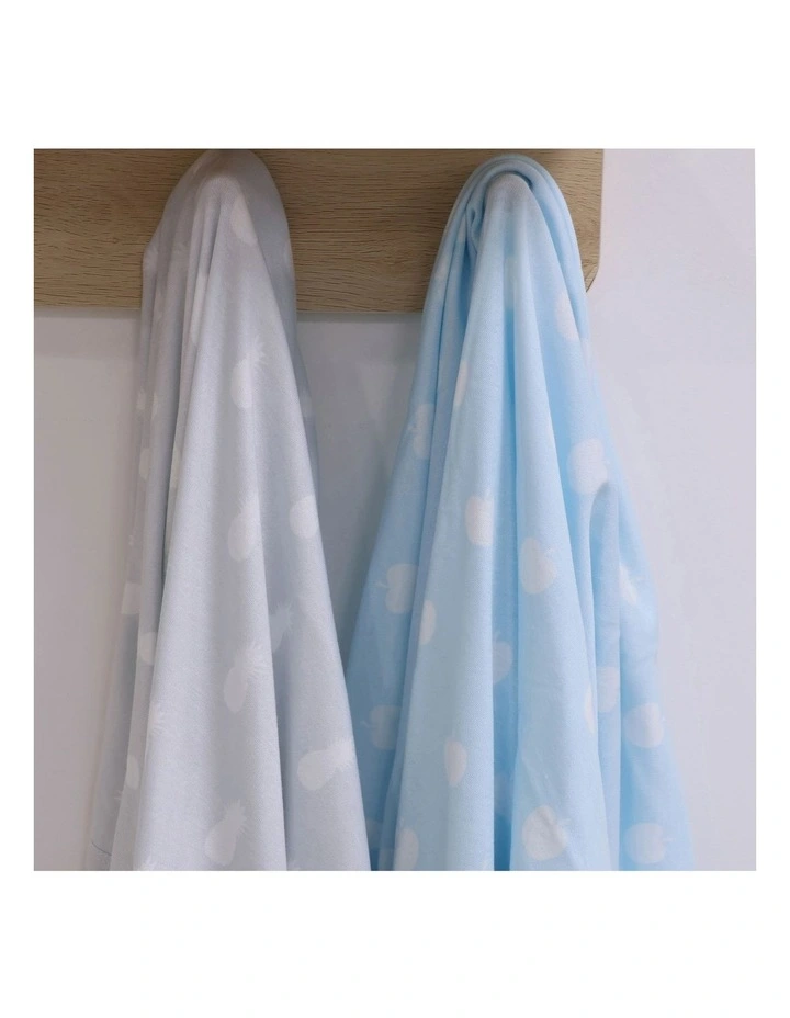 Nordic Sorbet Jersey Wrap 2 Pack in Multi image 3
