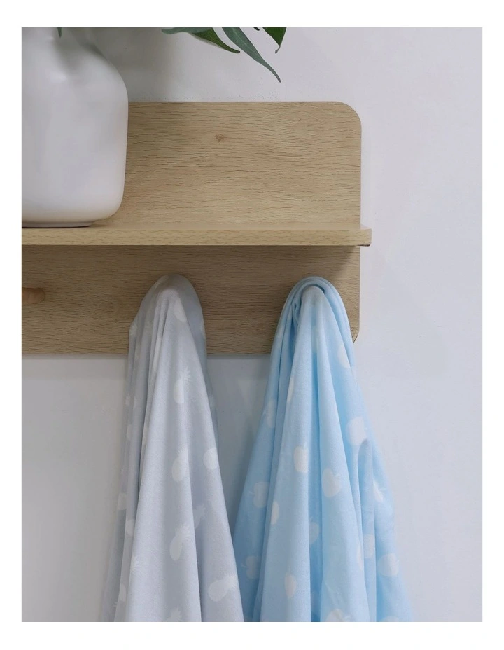 Nordic Sorbet Jersey Wrap 2 Pack in Multi image 4