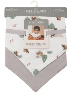 Jersey Bib 2pk - Willow Bear