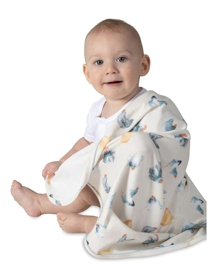 Little Rooster Jersey Wraps 2Pack in Multi image 5