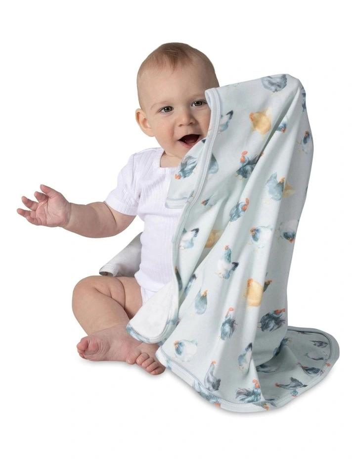 Little Rooster Jersey Wraps 2Pack in Multi image 6