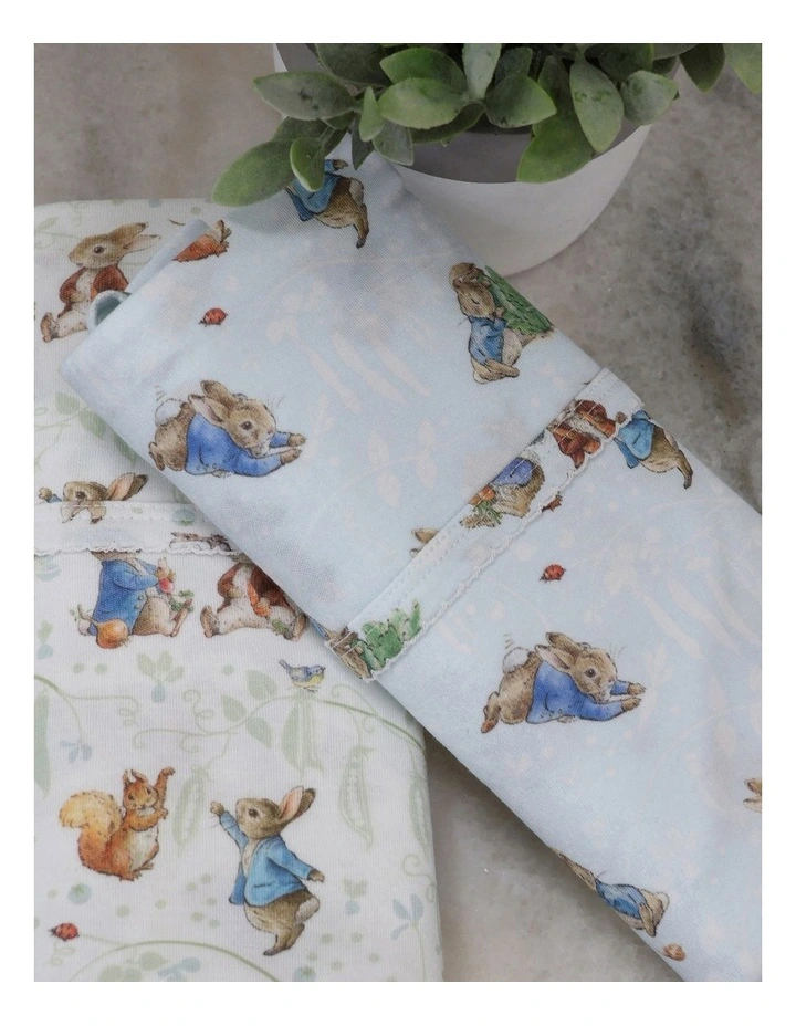 Benjamin Bunny Jersey Wraps 2 Pack in Blue image 3