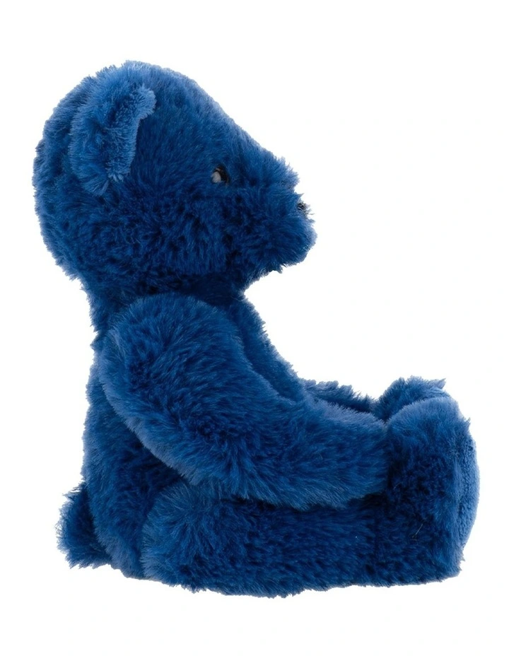 Ted Teddy Bear Plush c. 1973 Small in Blue image 3
