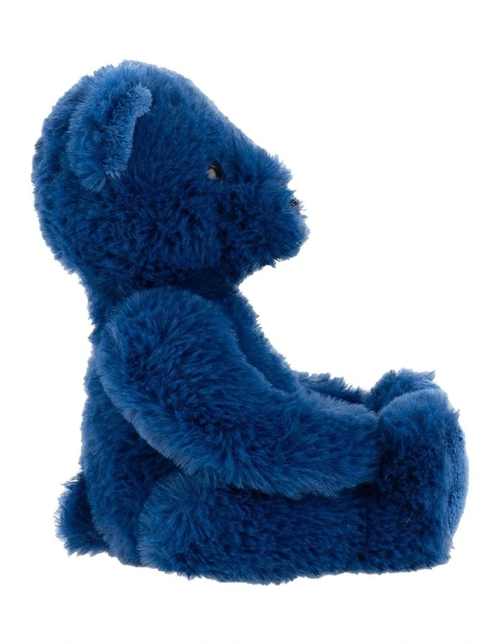 Ted Teddy Bear Plush c. 1973 Small in Blue image 3