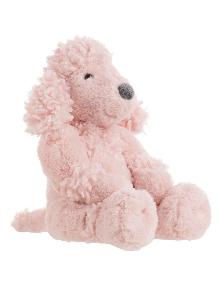 De Paris Poodle Plush c.1945 Medium in Rose image 1