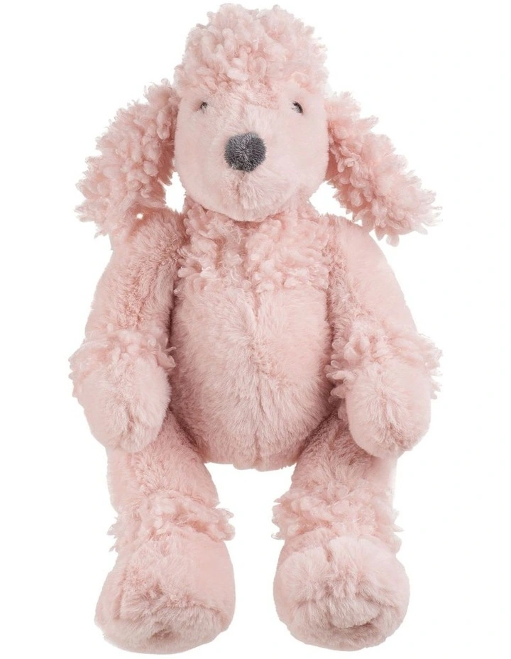 De Paris Poodle Plush c.1945 Medium in Rose image 2