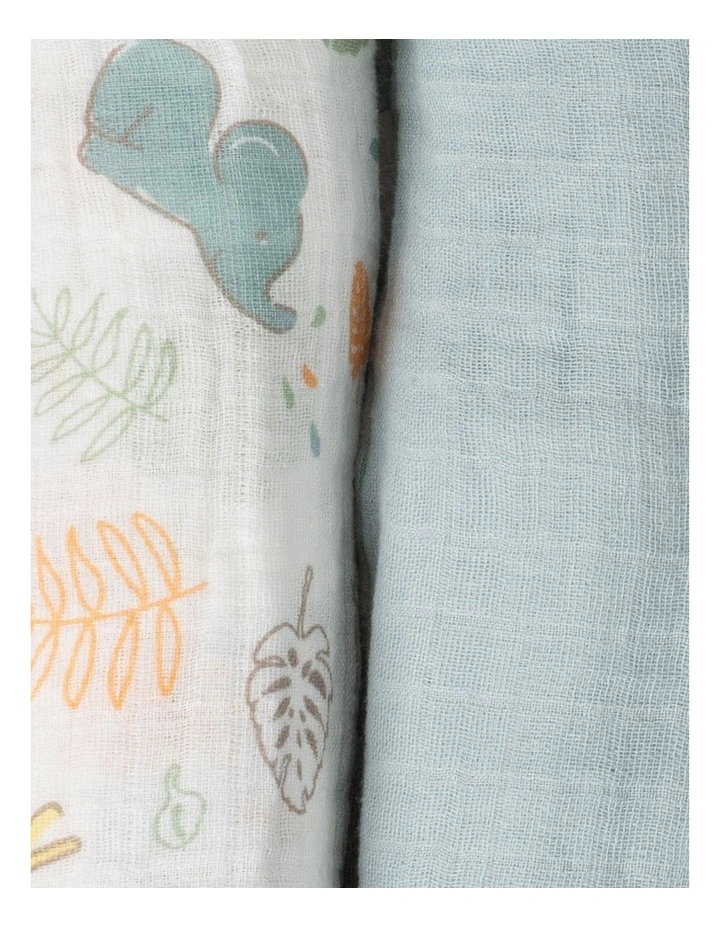 Muslin Wraps Pack of 3 in Savanna Giraffe image 7