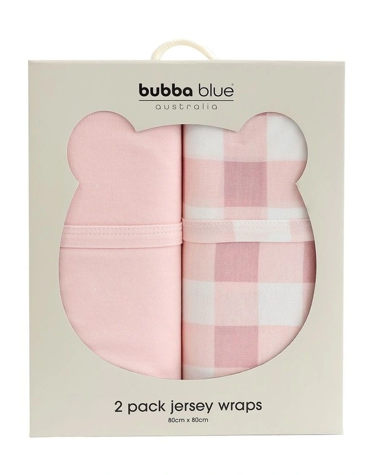 Sundae Jersey Swaddle Wraps 2 Pack in Cupcake image 6