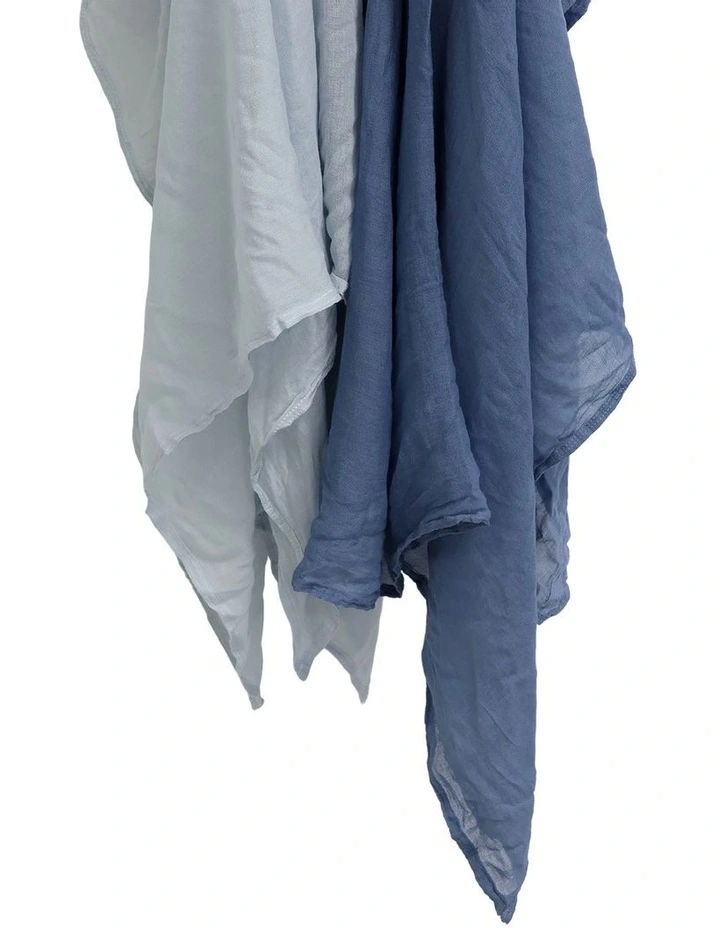 Sundae Muslin Wraps Pack of 2 in Blueberry image 4