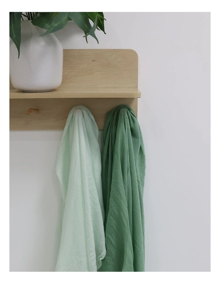 Sundae Muslin Wraps Pack of 2 in Greentea image 4