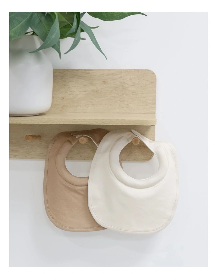 Sundae Dribble Bibs 2 Pack in Chestnut image 4