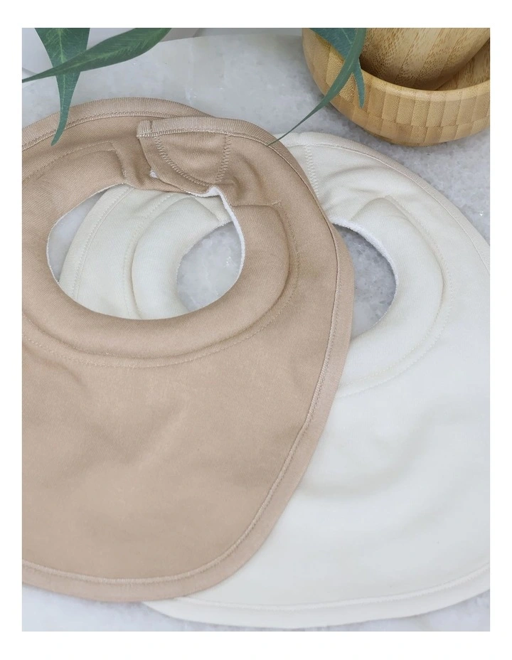 Sundae Dribble Bibs 2 Pack in Chestnut image 5