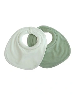 Sundae Dribble Bibs 2 Pack in Greentea