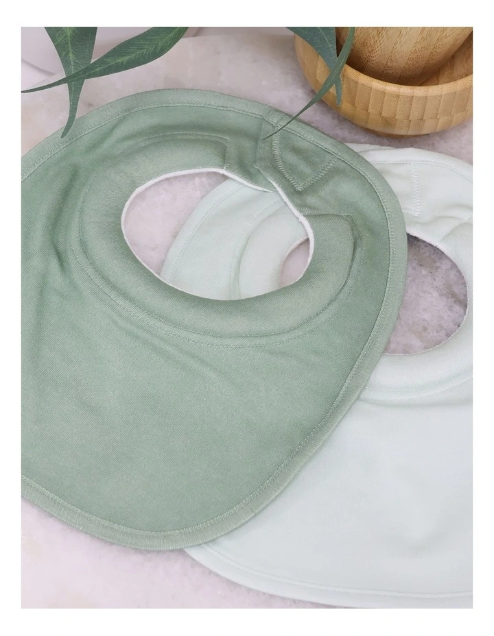 Sundae Dribble Bibs 2 Pack in Greentea image 5