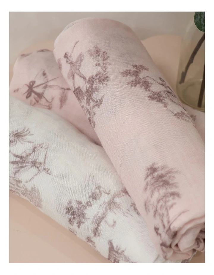 Swan Lake Muslin Wraps 3 Pack in Multi image 5
