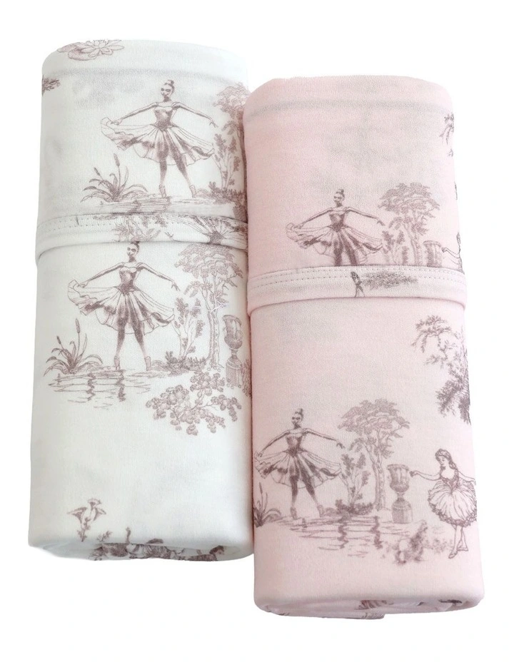 Swan Lake Jersey Wraps 2 Pack in Multi image 1