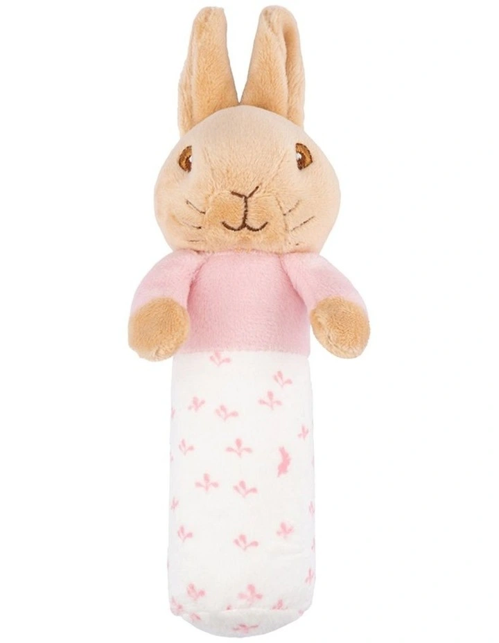 Peter Rabbit & Flopsy Bunny Stick Rattles Pack Of 2 in Assorted image 4