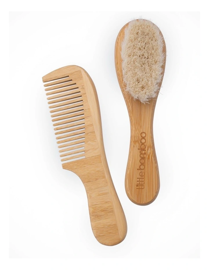 Little Bamboo Brush and Comb Set image 3
