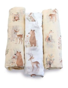 Enchanted 3pk Muslin Wraps