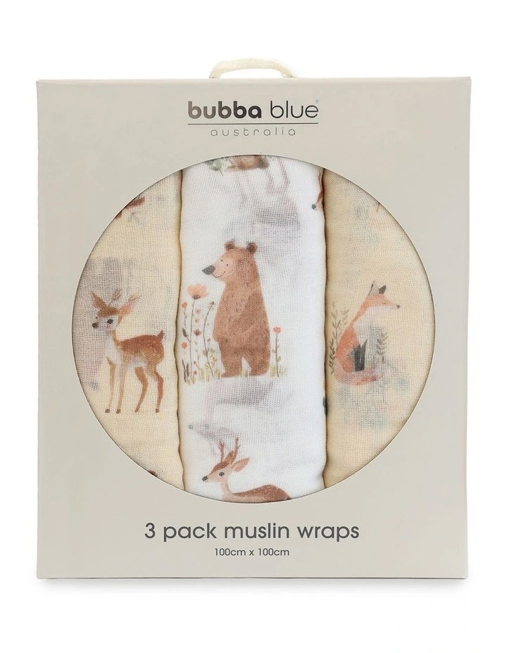 Enchanted 3pk Muslin Wraps image 2