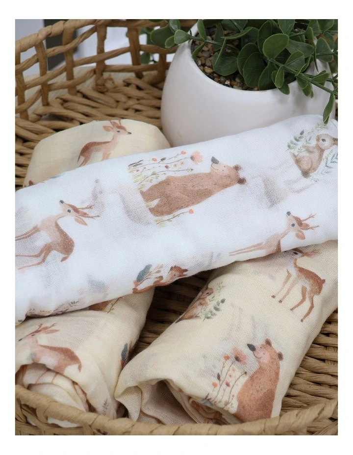 Enchanted 3pk Muslin Wraps image 5