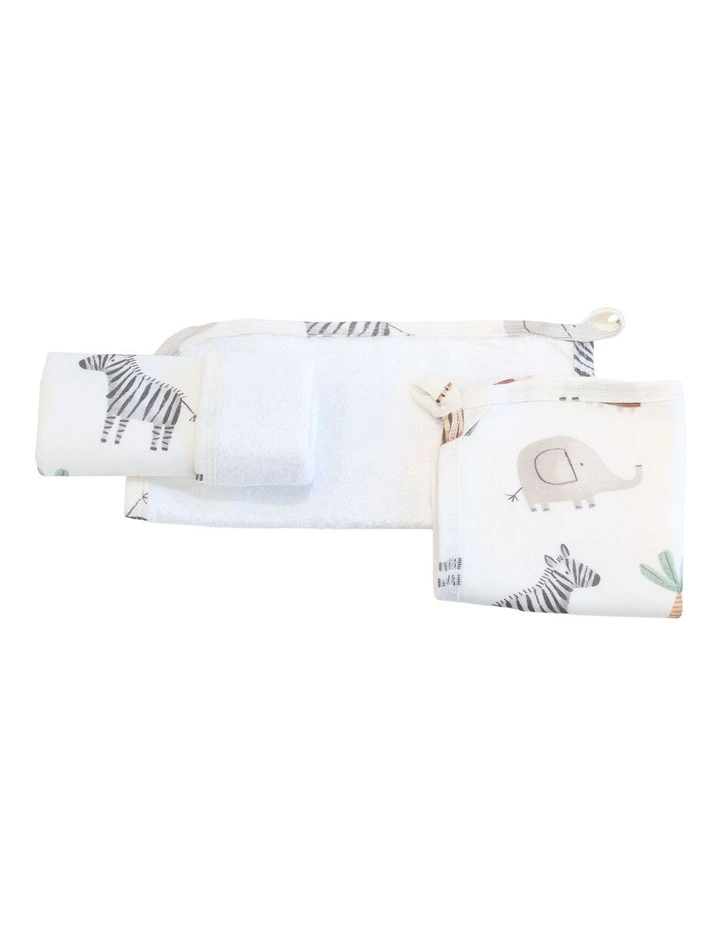 Safari 3pk Wash Cloths image 1
