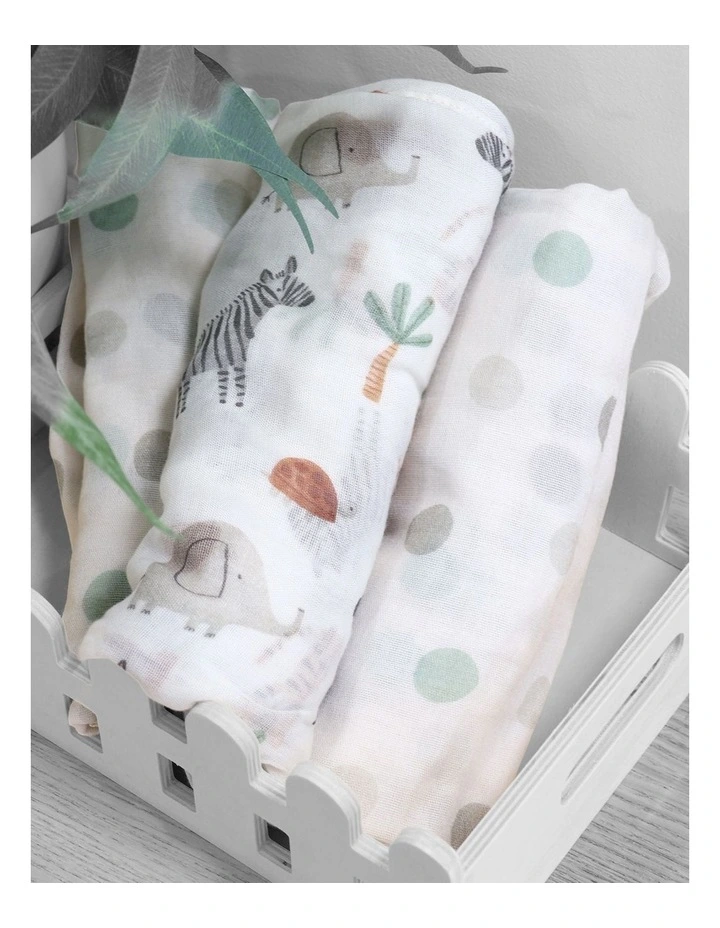 Safari 3pk Muslin Wraps image 4