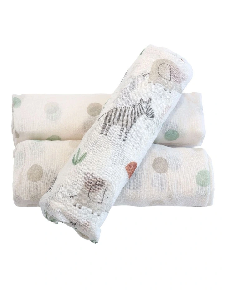 Safari 3pk Muslin Wraps image 5