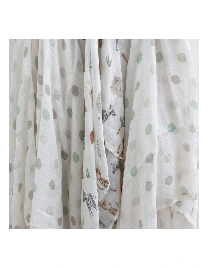 Safari 3pk Muslin Wraps image 6