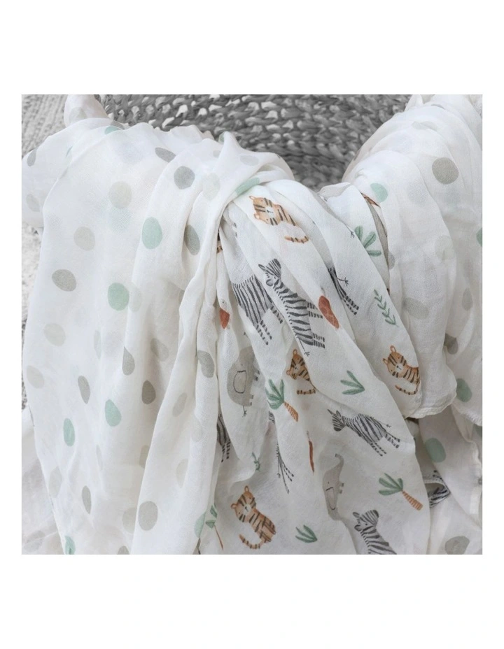 Safari 3pk Muslin Wraps image 7