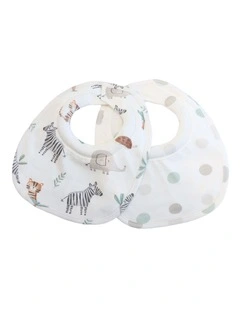 Safari 2pk Dribble Bibs