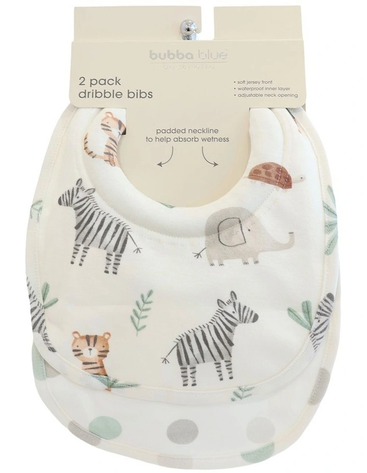 Safari 2pk Dribble Bibs image 2