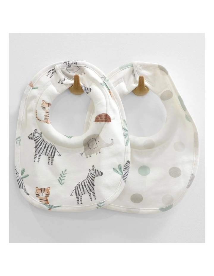 Safari 2pk Dribble Bibs image 3