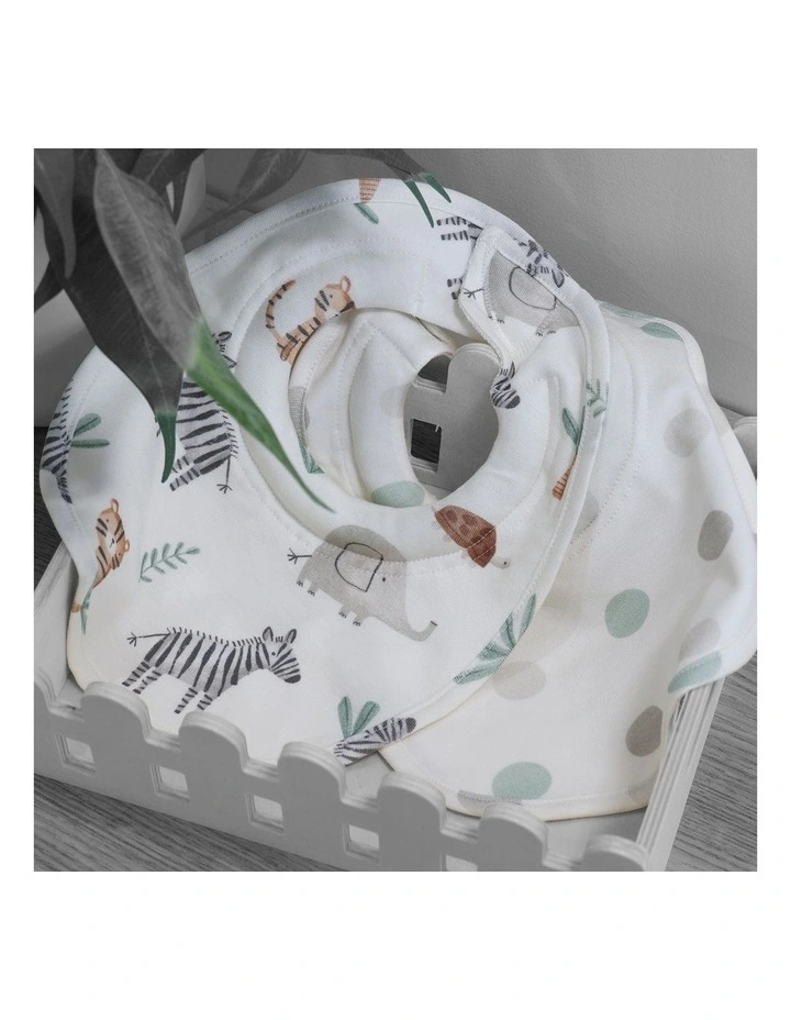 Safari 2pk Dribble Bibs image 4