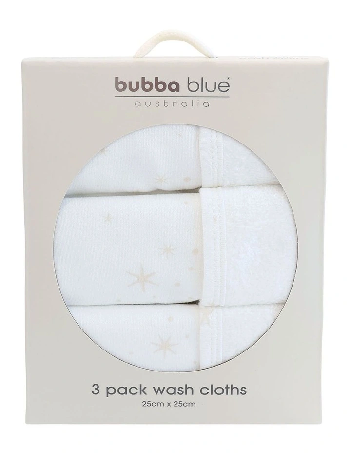 Twinkle Twinkle 3pk Wash Cloths image 2