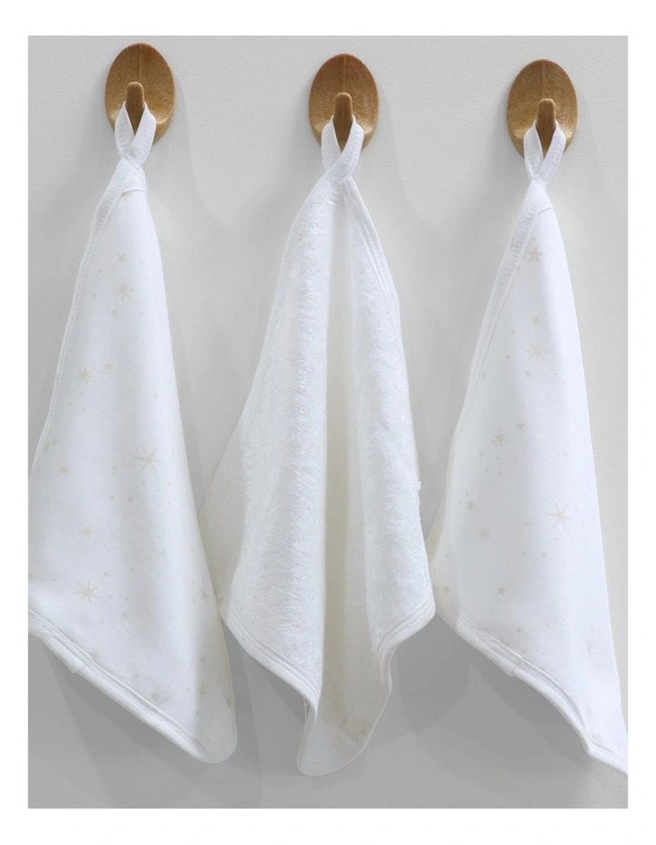 Twinkle Twinkle 3pk Wash Cloths image 4