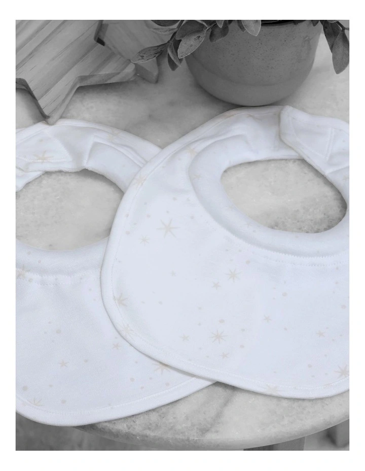 Twinkle Twinkle 2 Pack Dribble Bibs image 3
