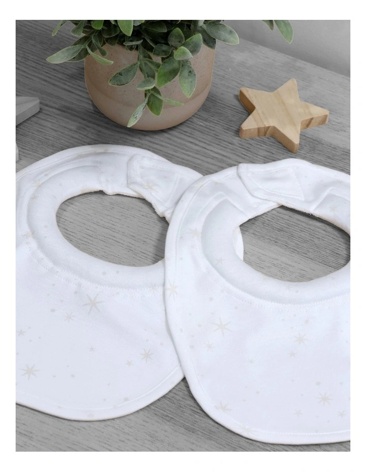 Twinkle Twinkle 2 Pack Dribble Bibs image 4