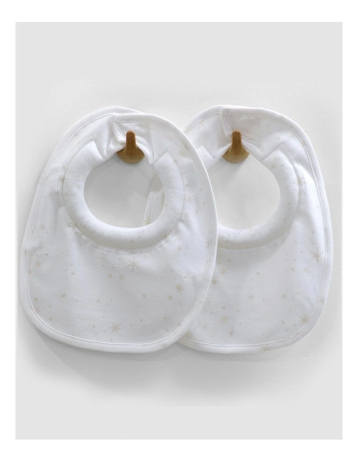 Twinkle Twinkle 2 Pack Dribble Bibs image 5