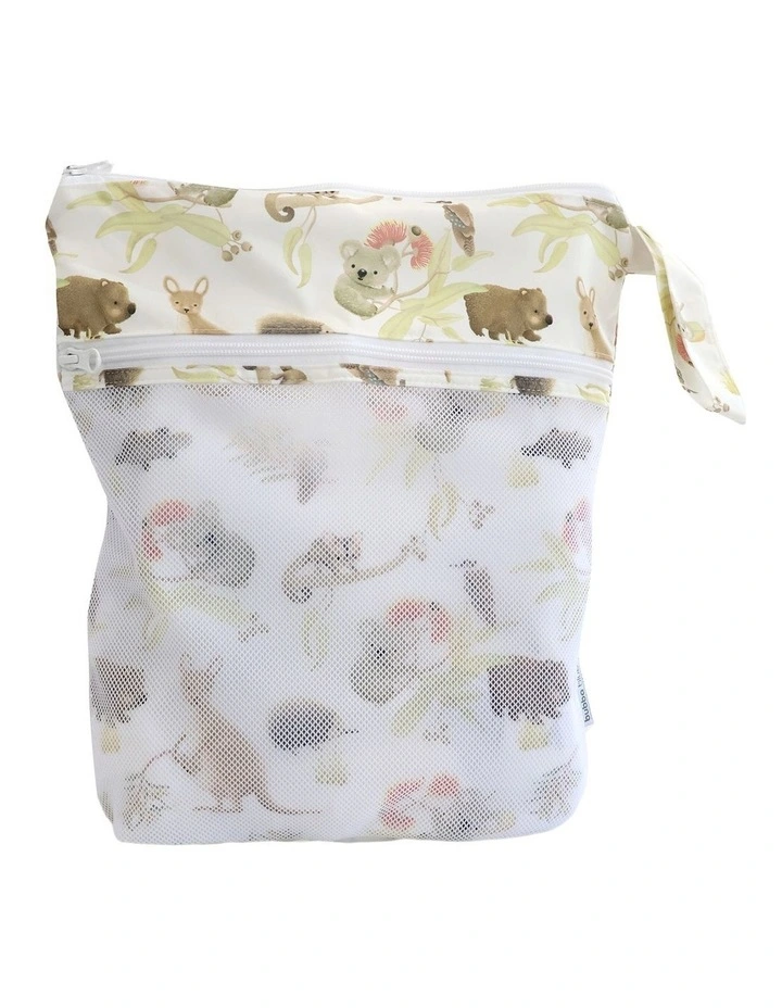 Aussie Animals Wet Bag White Large image 1