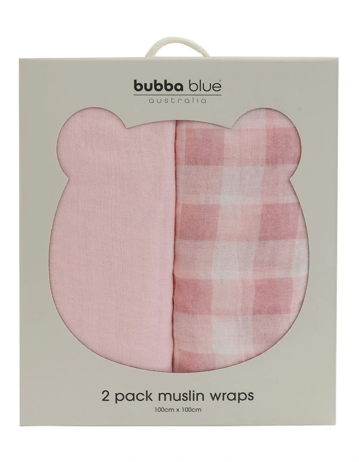 BUBBA SUNDAE 2PK MUSLIN WRAPS - CUPCAKE image 3
