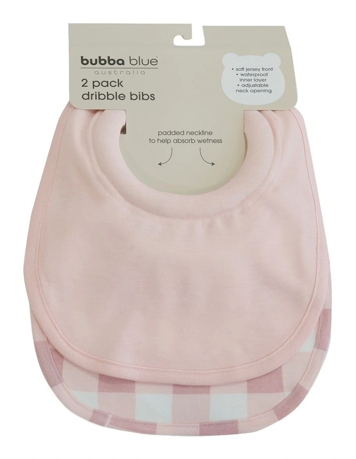 BUBBA SUNDAE 2PK DRIBBLE BIBS - CUPCAKE image 2