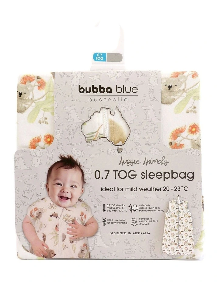 Aussie Animals Tog Sleeping Bags 3-12m in Multi image 2