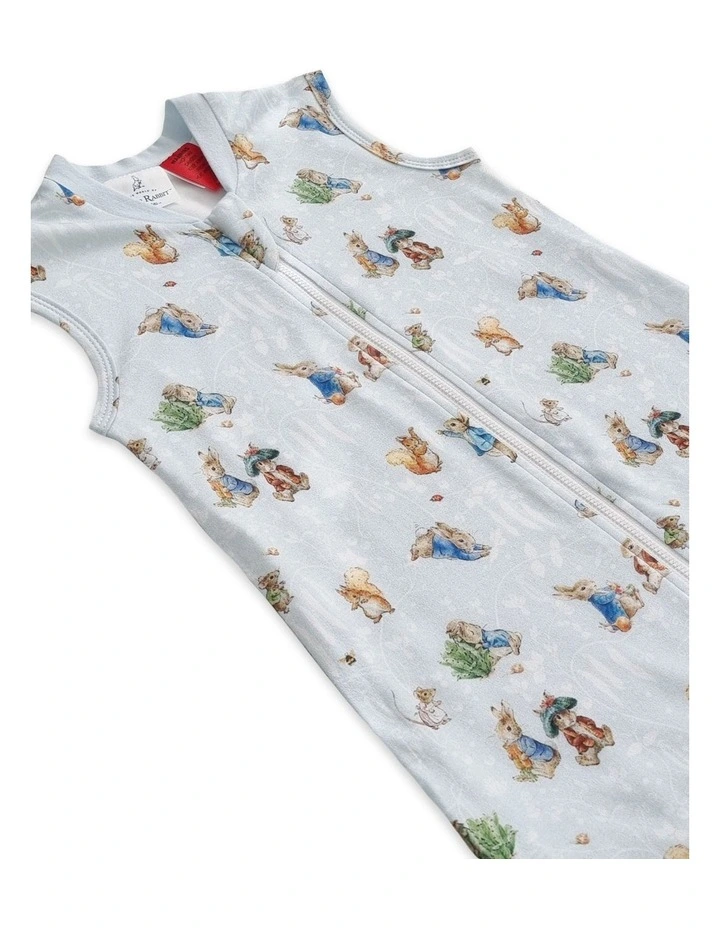 Peter Rabbit And Benjamin Bunny Sleeping Bag 3-12m in Blue image 4
