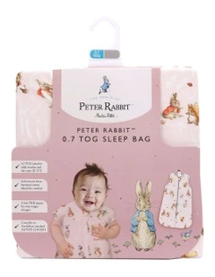 Flopsy Mopsy And Cottontail Sleeping Bag 3-12m in Pink