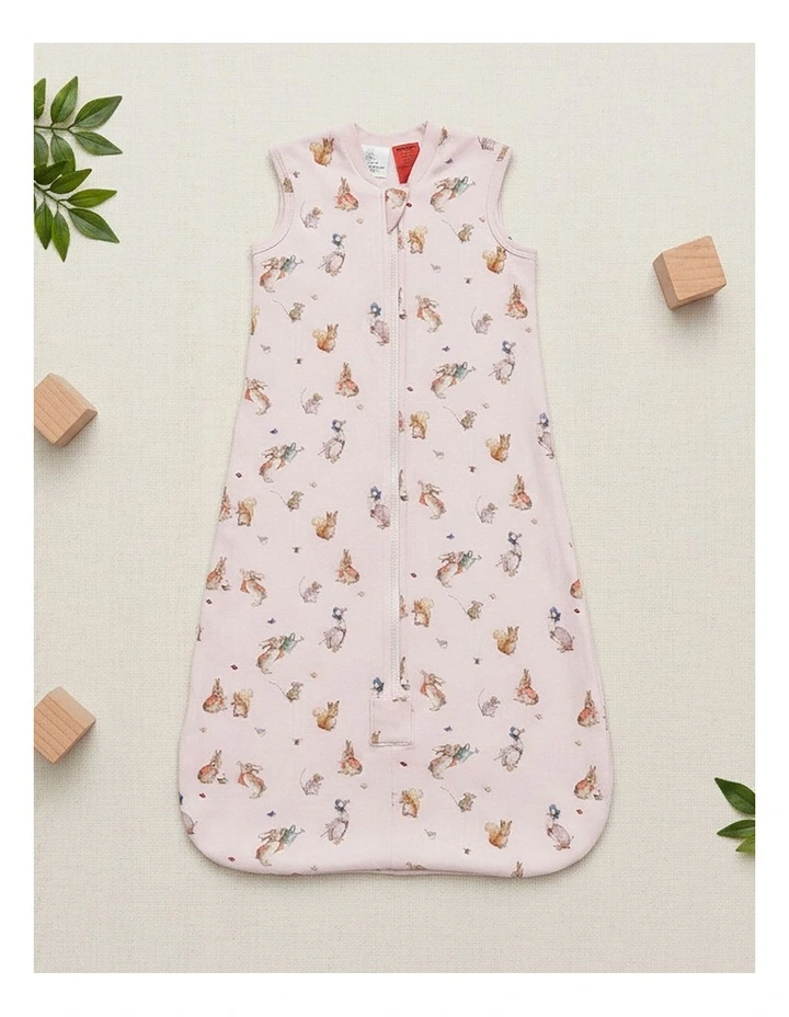Flopsy Mopsy And Cottontail Sleeping Bag 3-12m in Pink image 2