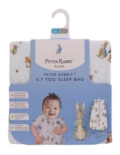 2.5 Tog Benjamin Bunny Sleeping Bag Size 3-12M in Blue