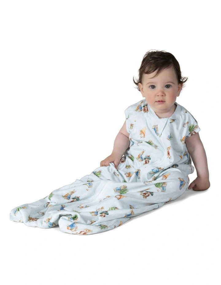 2.5 Tog Benjamin Bunny Sleeping Bag Size 3-12M in Blue image 4