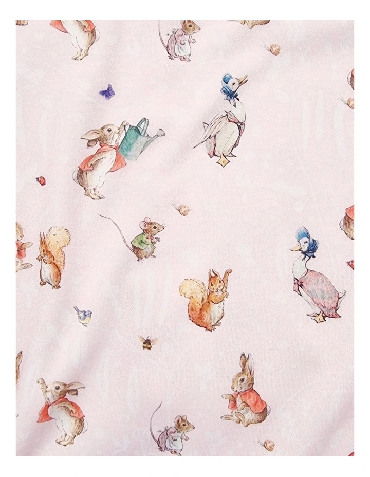2.5 Tog Flopsy Mopsy And Cottontail Sleeping Bag Size 3-12M in Pink image 3