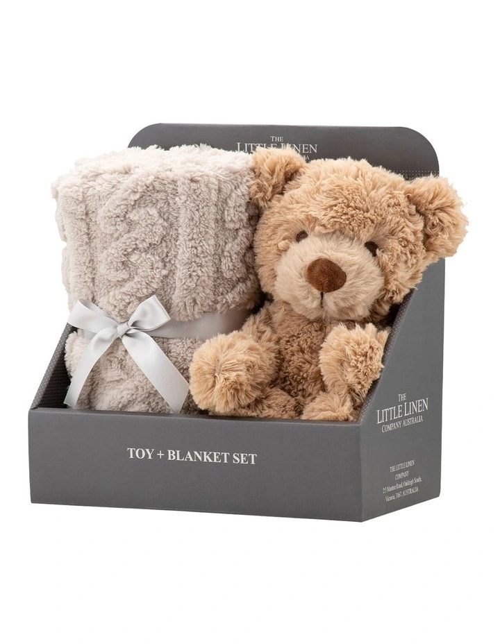 Willow Bear Plush Toy And Blanket image 3